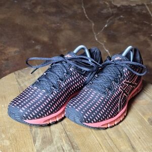 ASICS Gel-Quantum 360 Shift Running Shoes Black Flash Coral Women’s 10